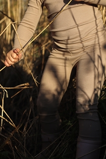 BIRKHOLM Rib Leggings Kashmir Brun